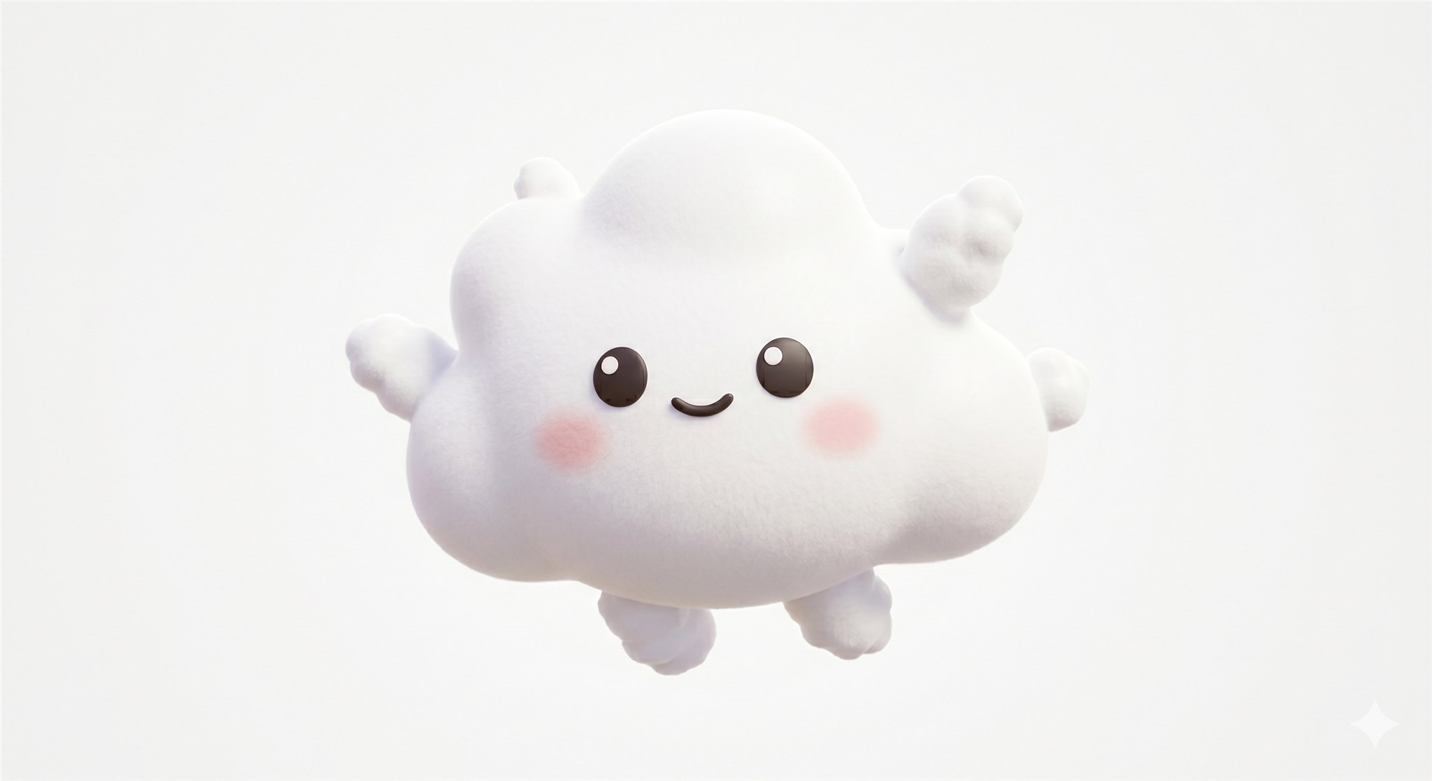 Puffy — a small cloud who guides the way across the bridge